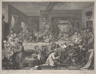 Un Intrattenimento Elettorale da William Hogarth