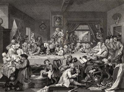 Un intrattenimento elettorale da William Hogarth