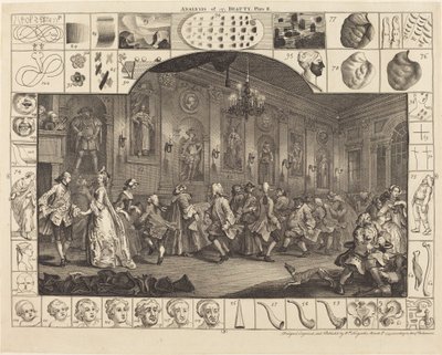 Analisi della bellezza: tav.2 da William Hogarth