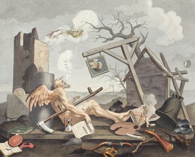 Bathos, Modo di Affondare, in Pitture Sublimi dedicato ai Mercanti di Quadri Scuri, illustrazione da 