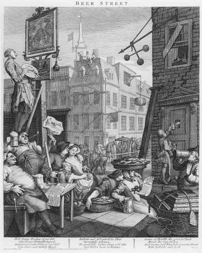Beer Street da William Hogarth