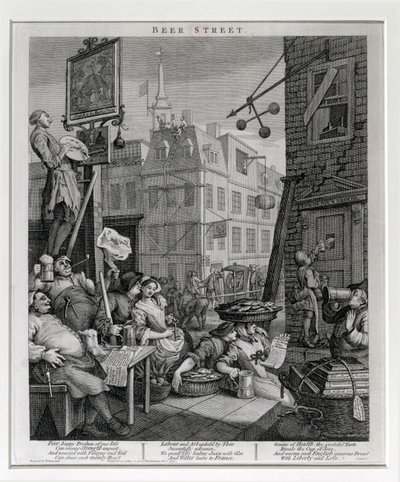 Beer Street, 1751 da William Hogarth