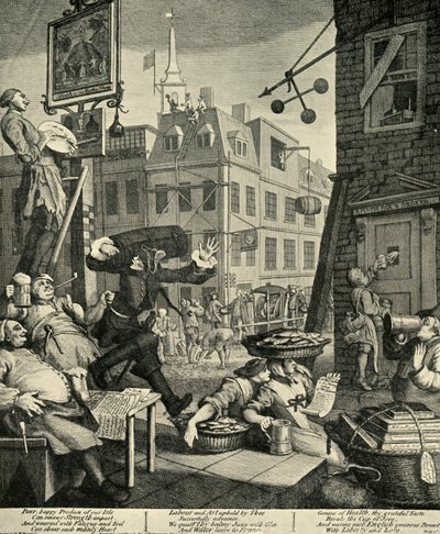 Beer Street, 1751, 1925 da William Hogarth