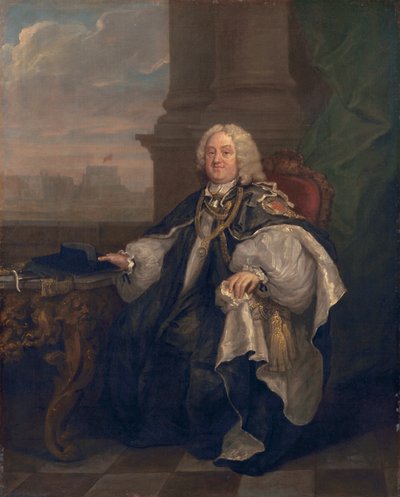 Benjamin Hoadly, Vescovo di Winchester, 1742 da William Hogarth