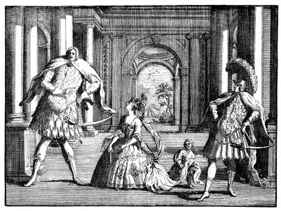 Berenstat, Cuzzoni e Senesino da William Hogarth