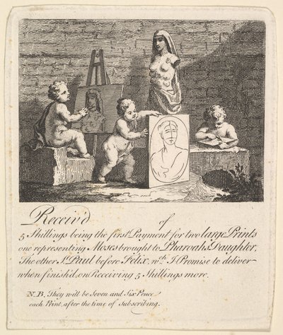 Ragazzi che sbirciano la natura, 1731-51 da William Hogarth