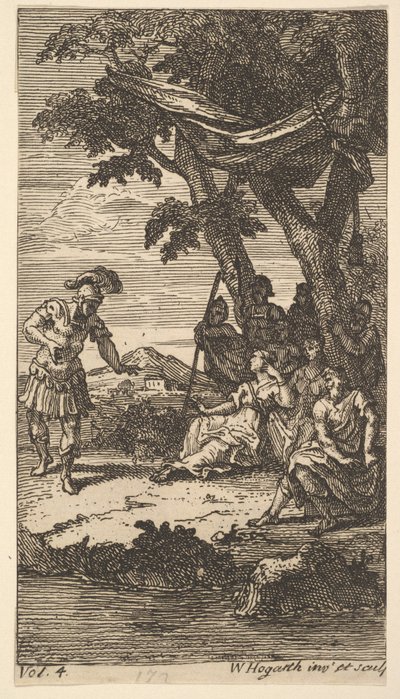 Cassandra, Frontespizio, Vol. 4, 1725 da William Hogarth