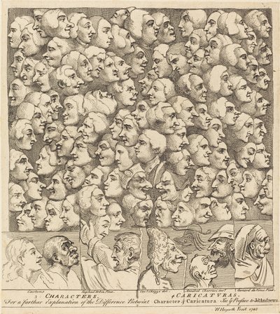 Personaggi e caricature da William Hogarth
