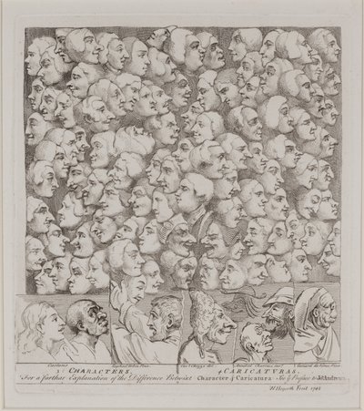 Personaggi e Caricature da William Hogarth