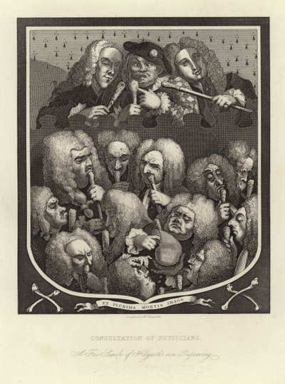 Consultazione di medici da William Hogarth