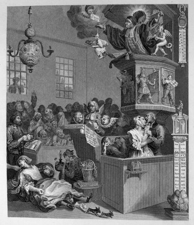 Credulità, superstizione e fanatismo da William Hogarth