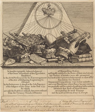 Corone, Mitre, Mazze, Etc. da William Hogarth