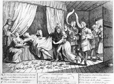 Cunicularii o i Saggi di Godliman in Consultazione, 1726 da William Hogarth