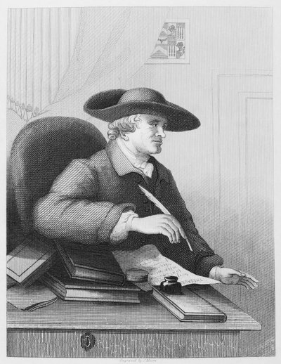 Dr Thomas Morell lo studioso e stampatore da William Hogarth