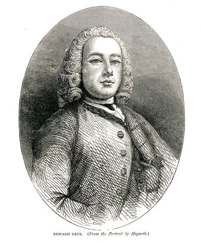 Edward Cave, c.1700 da William Hogarth