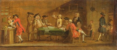 Figure in una Taverna o Caffetteria, 1720s da William Hogarth