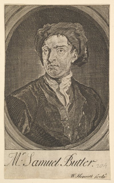 Frontespizio Ritratto Diciassette piccole illustrazioni per Hudibras di Samuel Butler da William Hogarth