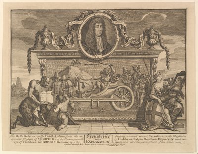 Frontespizio e sua spiegazione, Dodici grandi illustrazioni per Hudibras di Samuel Butler da William Hogarth