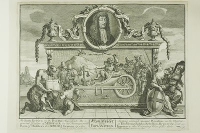 Frontespizio, tavola uno da Hudibras da William Hogarth