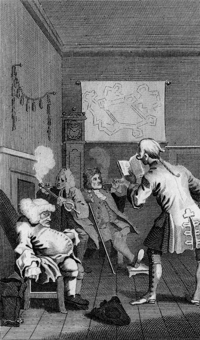 Frontespizio di Tristram Shandy da William Hogarth