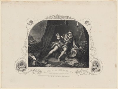 Garrick come Riccardo III da William Hogarth