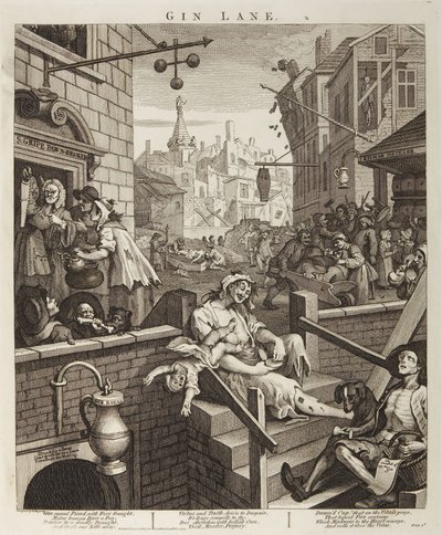 Gin Lane da William Hogarth