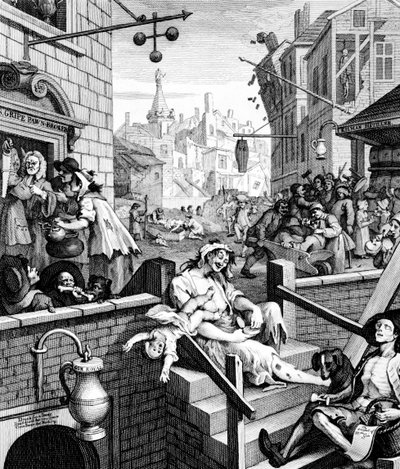 Gin Lane da William Hogarth