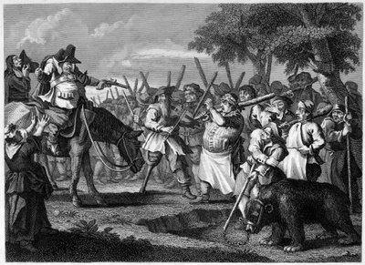 La prima avventura di Hudibras da William Hogarth