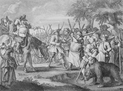 La prima avventura di Hudibras, da "Hudibras" di Samuel Butler da William Hogarth