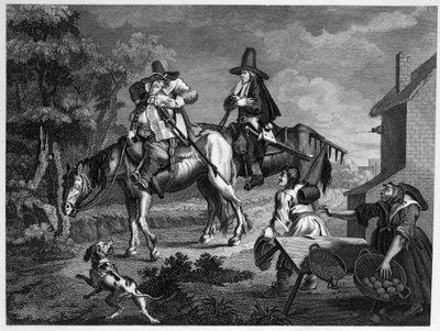 Hudibras esce in battaglia da William Hogarth
