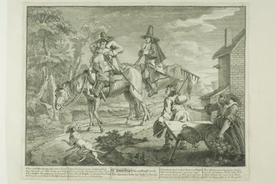 Hudibras Sallying Forth, secondo piatto di Hudibras da William Hogarth