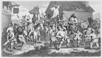 Hudibras incontra lo Skimmington da William Hogarth