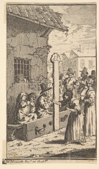 Hudibras in tribolazione Diciassette piccole illustrazioni per Hudibras di Samuel Butler da William Hogarth