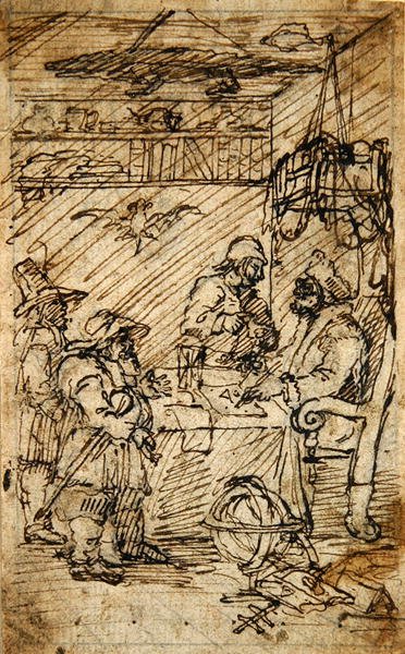 Hudibras visita Sidrophel da William Hogarth
