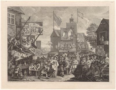 Fiera a Southwark da William Hogarth