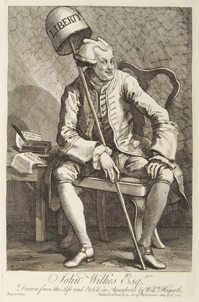John Wilkes da William Hogarth