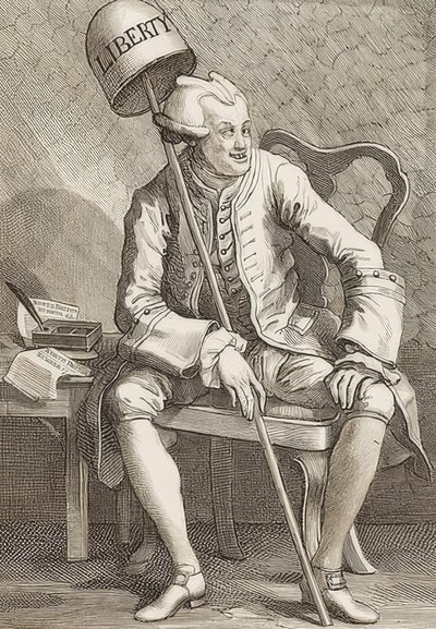 John Wilkes Esq. 1763 da William Hogarth