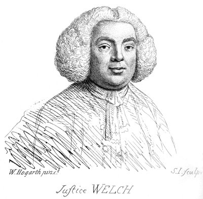 Giustizia Welch - ritratto di William Hogarth da William Hogarth