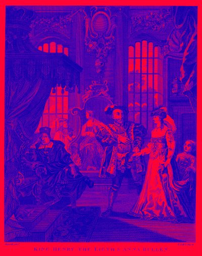 Re Enrico VIII e Anna Bolena di William Hogarth da William Hogarth