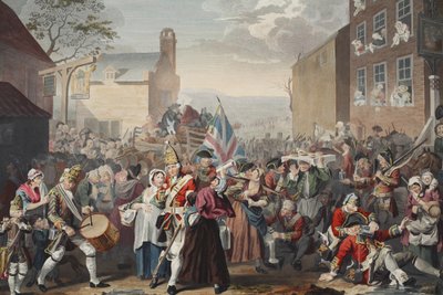 Marcia delle guardie a Finchley, illustrazione da 