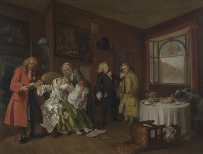 Matrimonio alla moda da William Hogarth