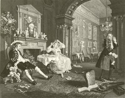 Il matrimonio alla moda da William Hogarth