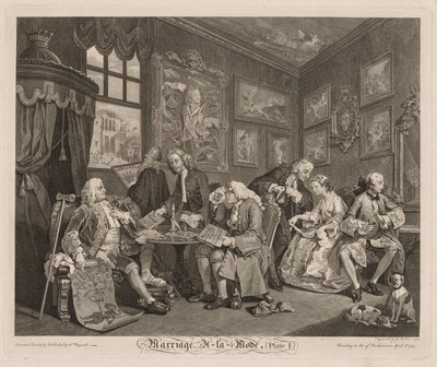 Matrimonio alla moda da William Hogarth