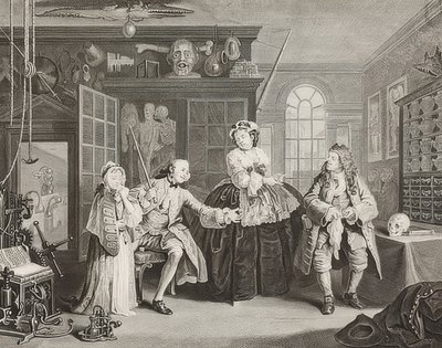 Marriage à la Mode, Tavola 3: L