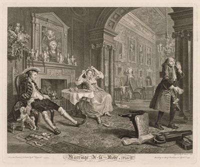 Matrimonio alla Moda: Piatto II da William Hogarth