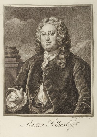 Martin Folkes da William Hogarth
