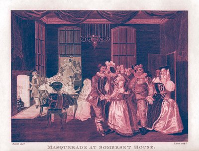 Mascherata a Somerset House da William Hogarth