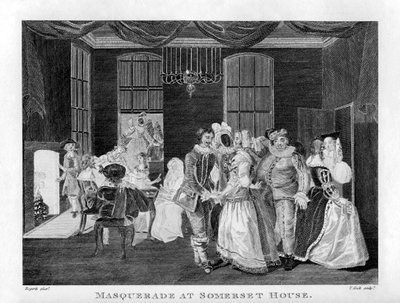 Mascherata a Somerset House da William Hogarth