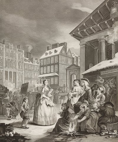 Mattina. Da: Le quattro ore del giorno da William Hogarth