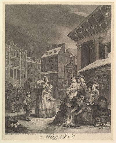 Mattina: I quattro momenti della giornata da William Hogarth